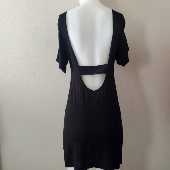 Lux || Little Black Dress Plunging Back Size XS - Picture 1 of 7